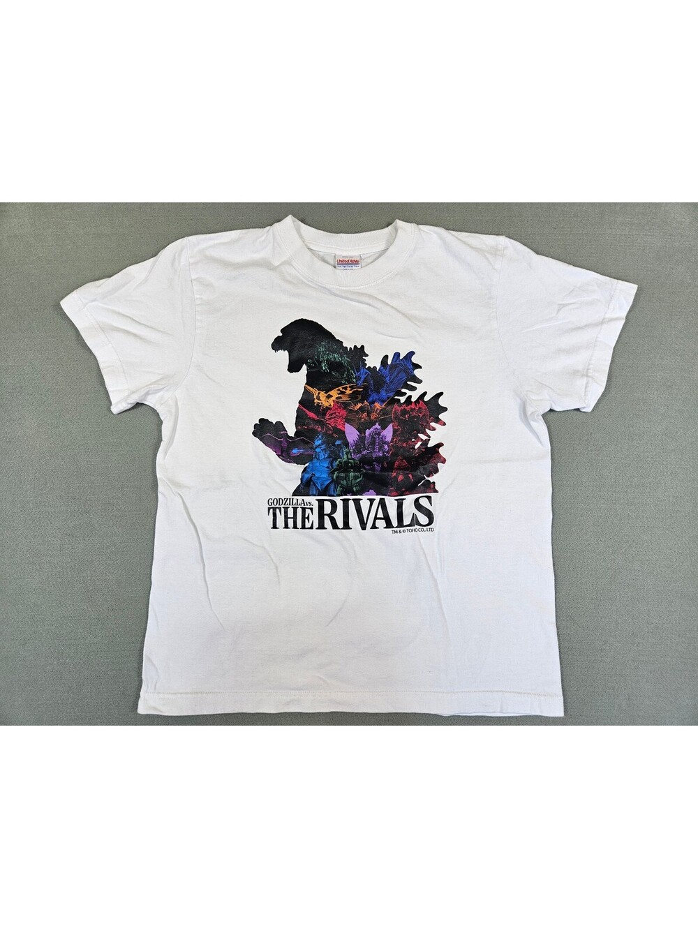 United Athle White Godzilla vs The Rivals Graphic T-Shirt S